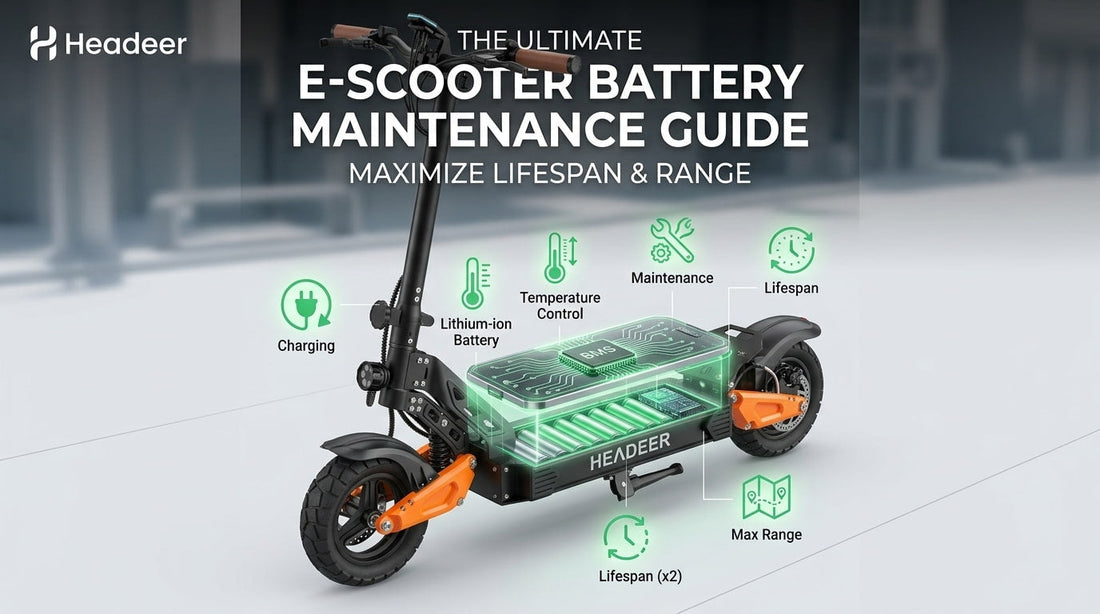 The Ultimate E-Scooter Battery Maintenance Guide: How to Maximize Lifespan and Range